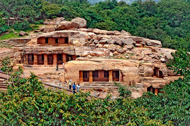 udayagiri and khandagiri caves near bhubaneswar, odisha