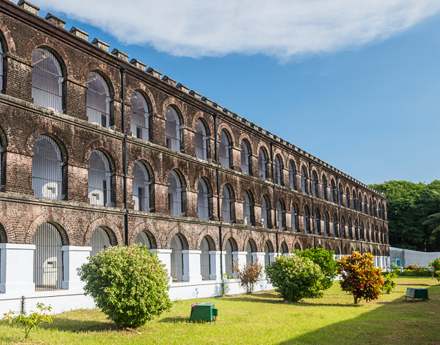 cellular jail side view in Andaman Nicobar islands India