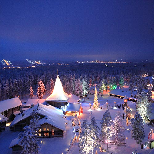 Rovaniemi northern lights santa village rovaniemi Wild Voyager