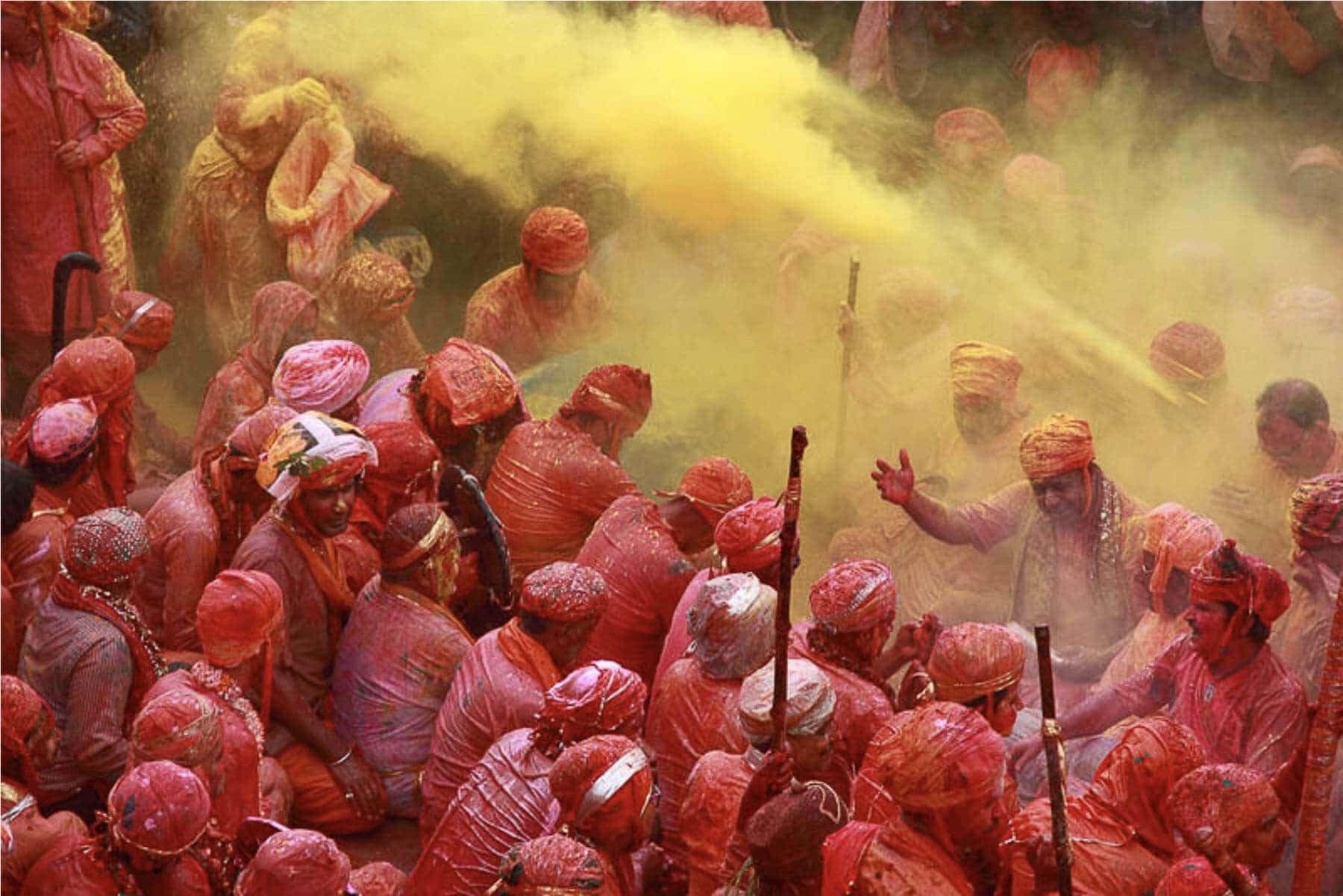 The story of drenching in the colors of an ancient civilisation