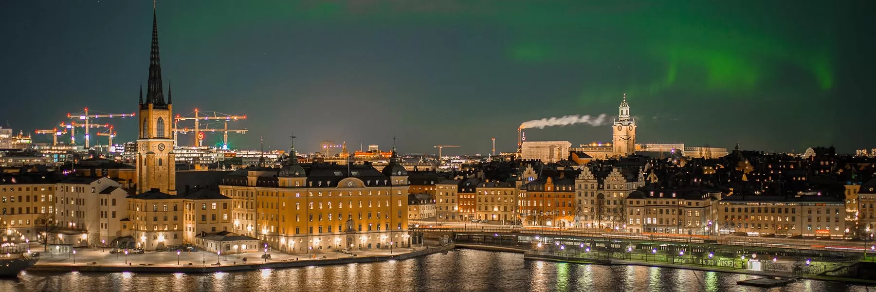 Scandinavian Capitals and Aurora