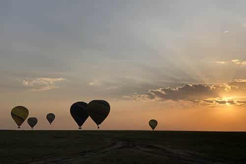 experiencing balloon safari and witnessing the wildlife below with a bird's eye-view is nothing less than a magical experience to have during kenya luxury safari