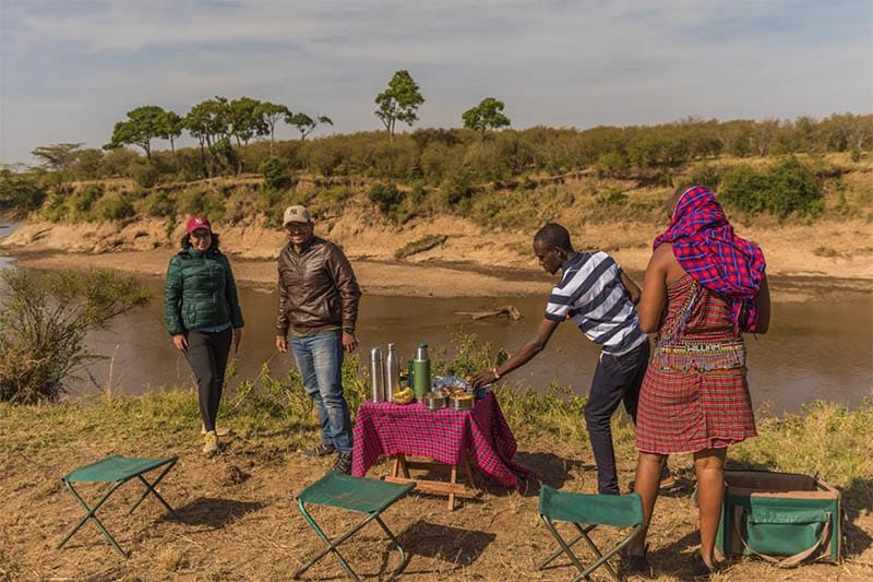 Bush Meal in masai mara' wilderness, experience this adventure with our tour packages